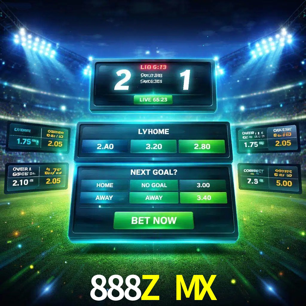 Vista de apuestas en vivo 888Z MX durante un partido en curso