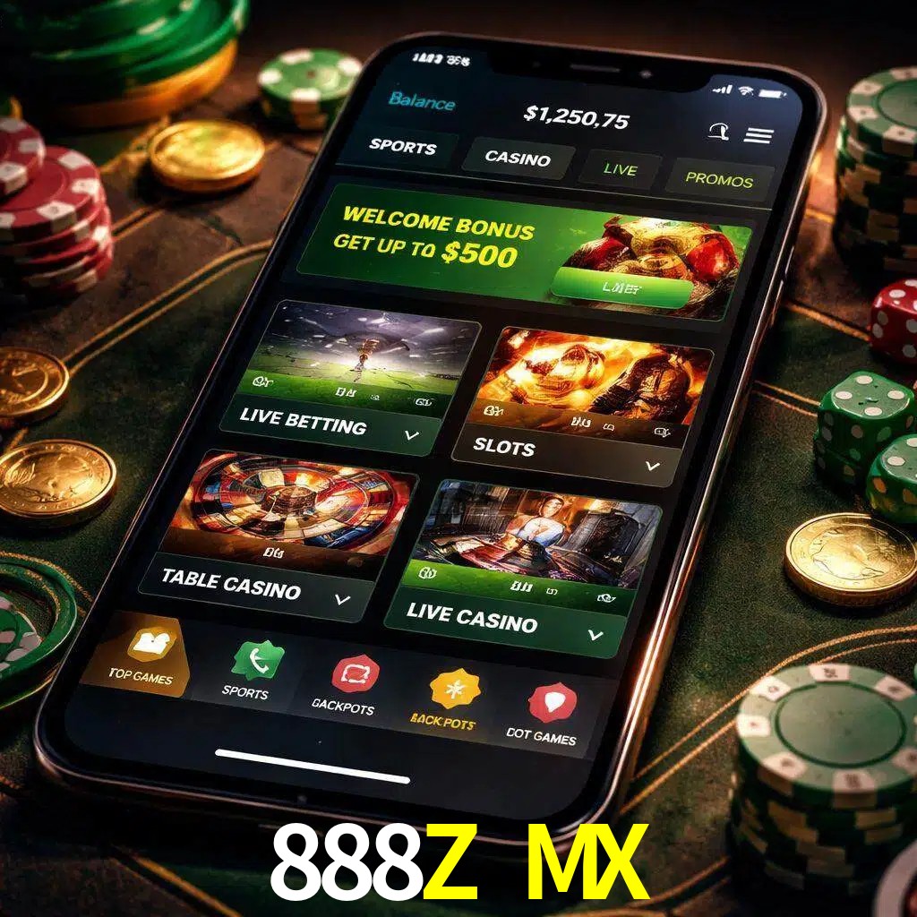 Diseño de juegos móviles 888Z MX para usuarios en México